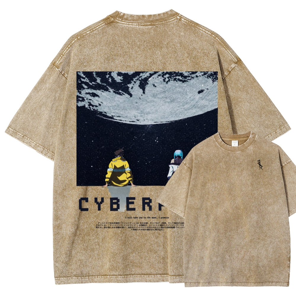 Cyberpunk Unisex Fit Washed T-Shirt 26 1  464