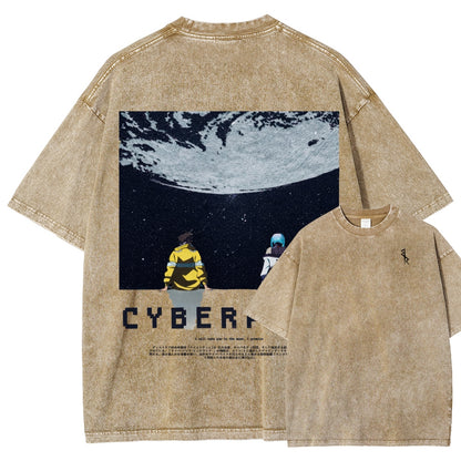 Cyberpunk Unisex Fit Washed T-Shirt 26 1  464