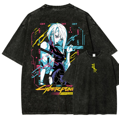 Cyberpunk Unisex Fit Washed T-Shirt 25 8 14576