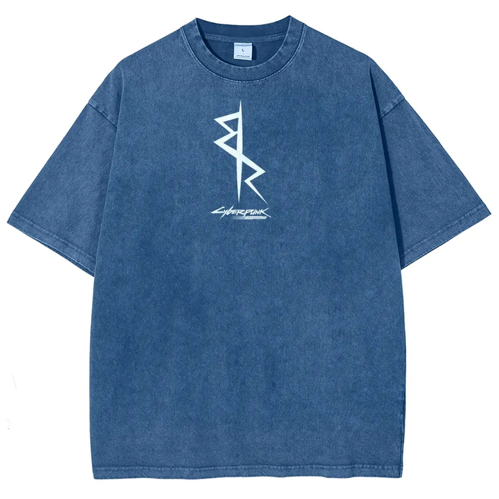 Cyberpunk Edgerunners Unisex Fit Washed T-Shirt 25 9 12 86