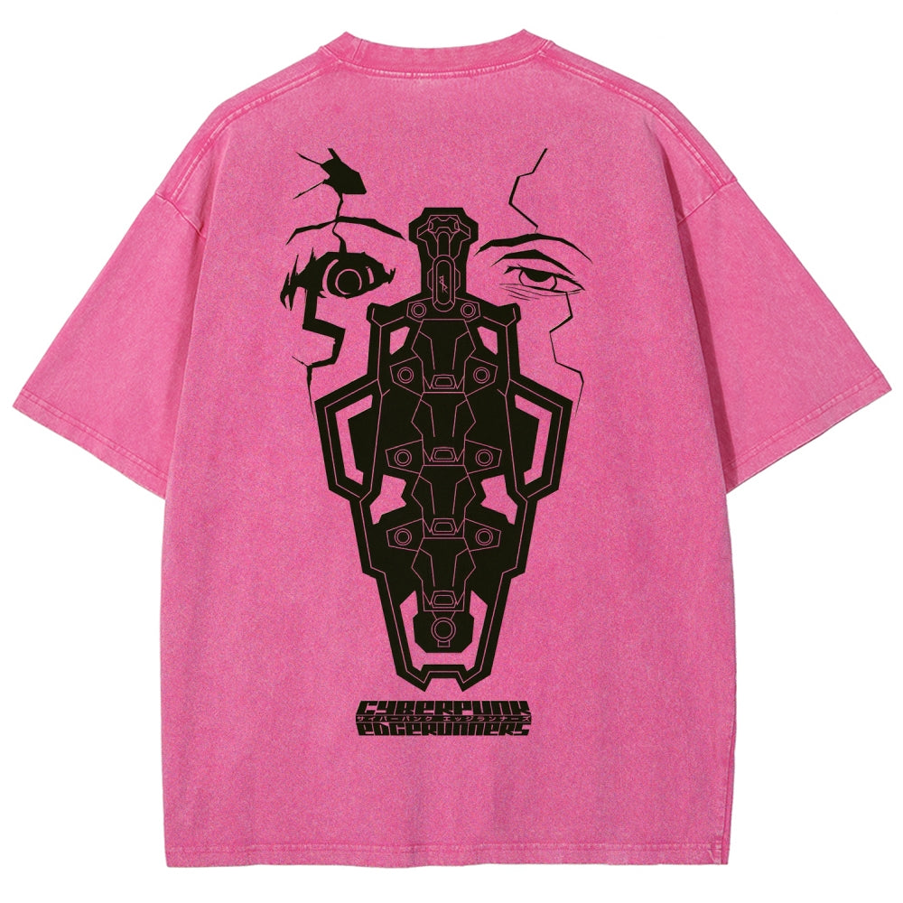 Cyberpunk Edgerunners Unisex Fit Washed T-Shirt 25 9 12 86