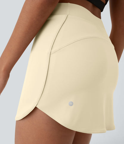 Everyday High Waisted Pocket 2-in-1 Micro Mini Golf Skirt-Clarity