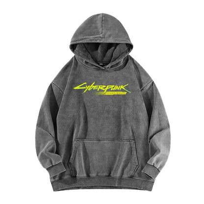 Cyberpunk: Edgerunners Casual Washed Hoodie 25 7 22462