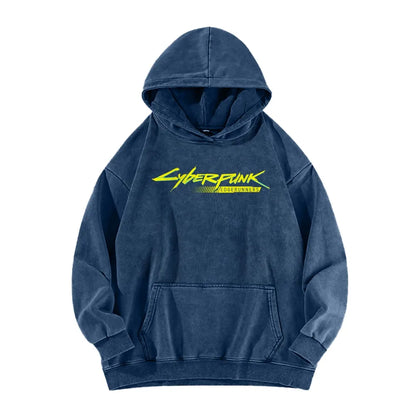 Cyberpunk: Edgerunners Casual Washed Hoodie 25 7 22462