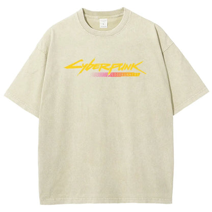 Cyberpunk Unisex Fit Washed T-Shirt 25 8 14777