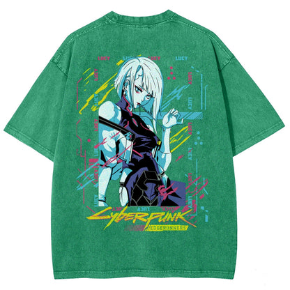 Cyberpunk Unisex Fit Washed T-Shirt 25 8 14576