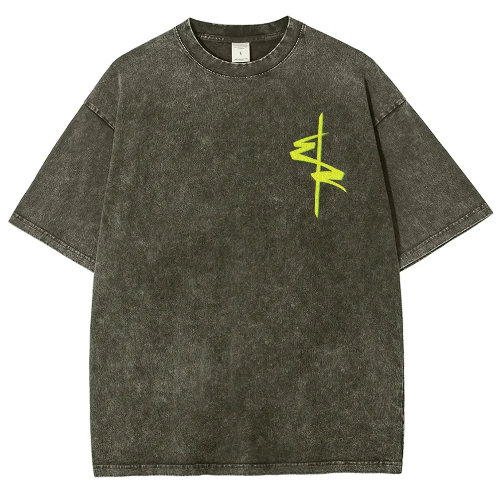 Cyberpunk Unisex Fit Washed T-Shirt 2511  4565