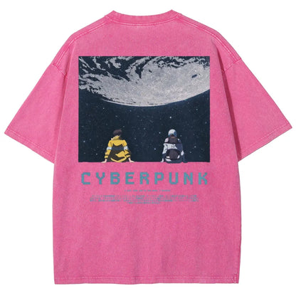 Cyberpunk Unisex Fit Washed T-Shirt 26 1  464