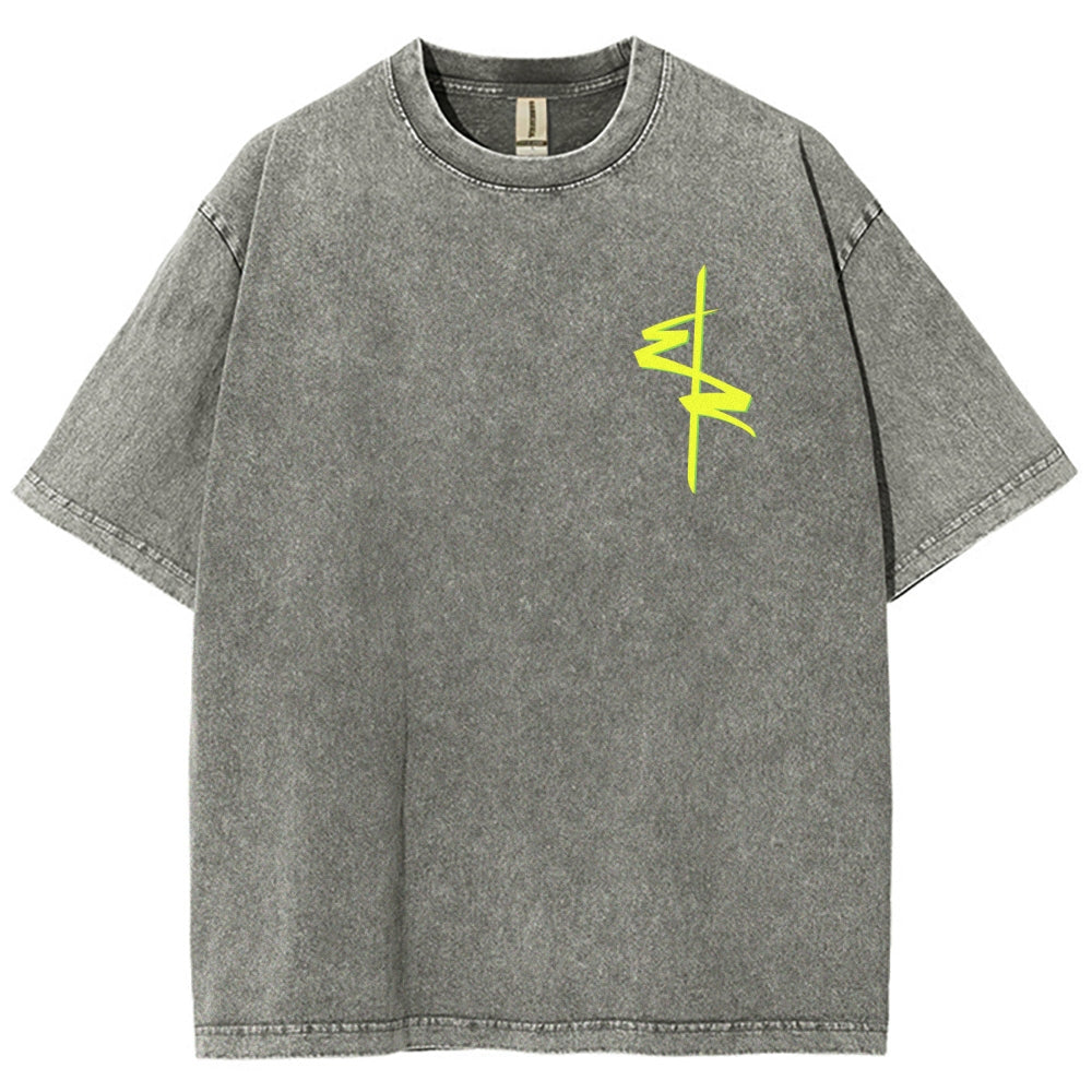Cyberpunk Unisex Fit Washed T-Shirt 2511  4565