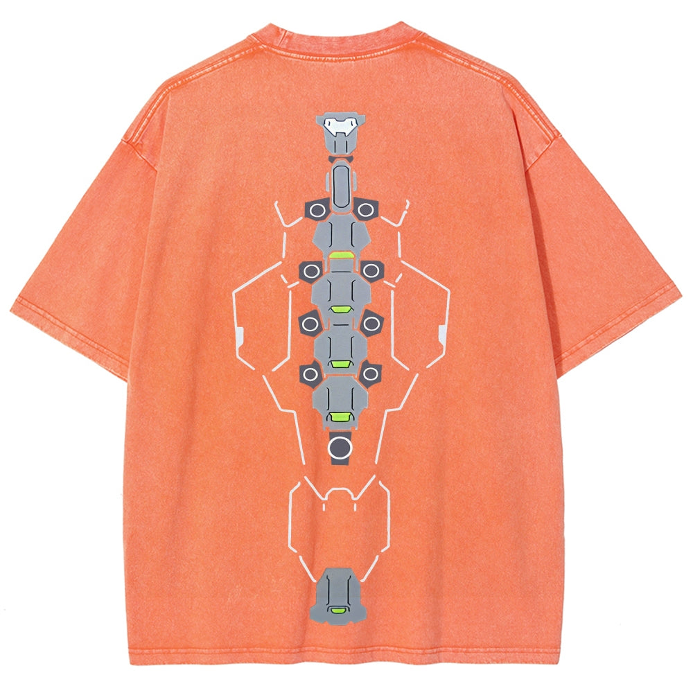 Cyberpunk Unisex Fit Washed T-Shirt 2511  4565