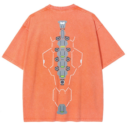 Cyberpunk Unisex Fit Washed T-Shirt 2511  4565