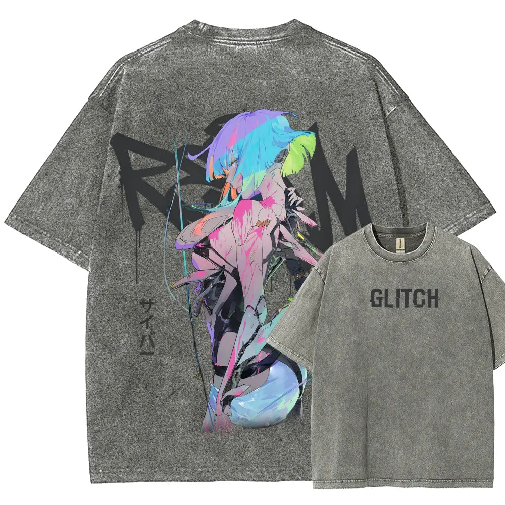 Cyberpunk Unisex Fit Washed T-Shirt 25 7 36872