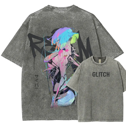 Cyberpunk Unisex Fit Washed T-Shirt 25 7 36872