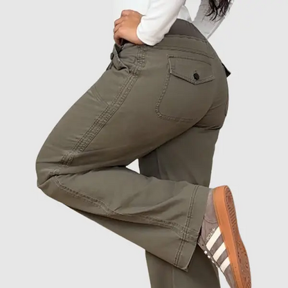 🔥Limited Stock!🔥Women's High Stretch Mid Rise Straight Pants