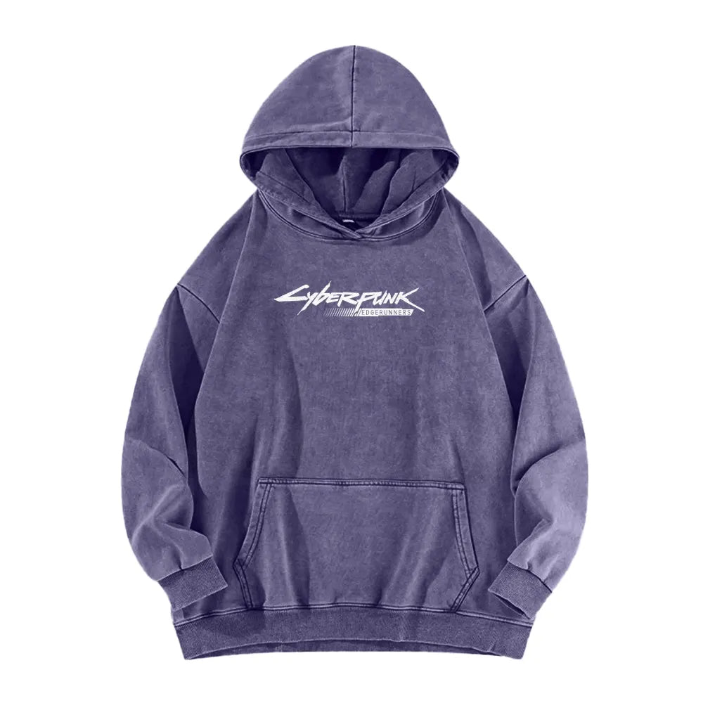 Cyberpunk: Edgerunners Casual Washed Hoodie 25 8 14758