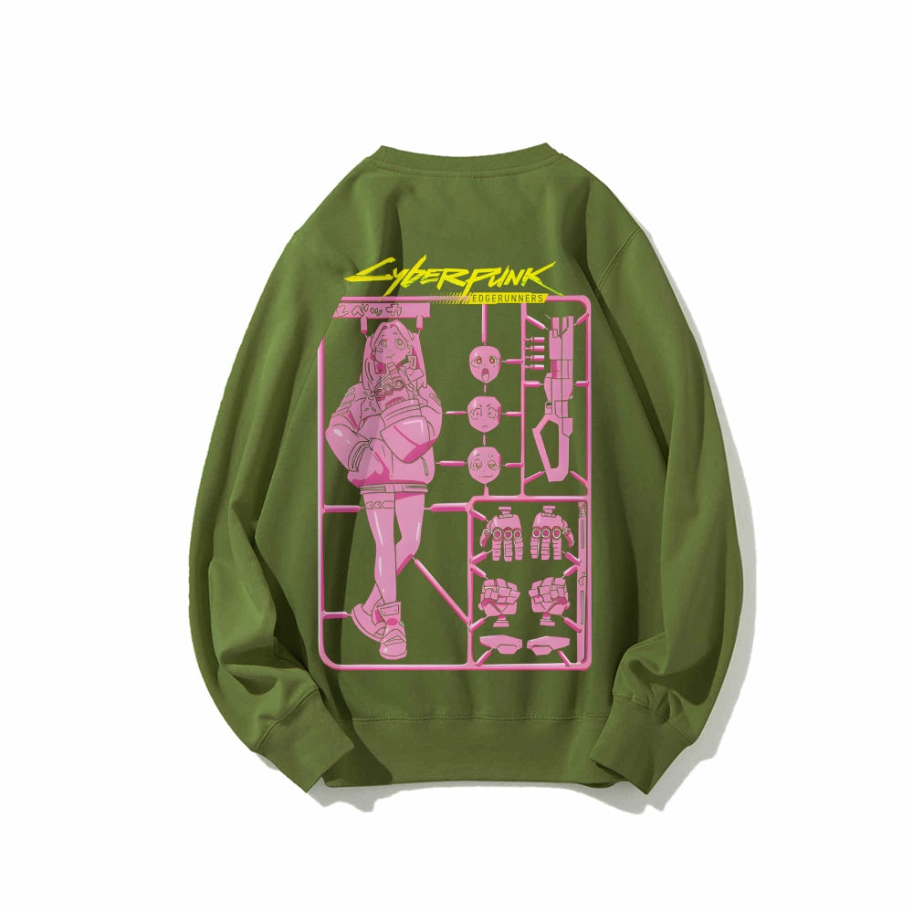 Cyberpunk: Edgerunners Casual Crewneck Sweatshirt 25 8 11283