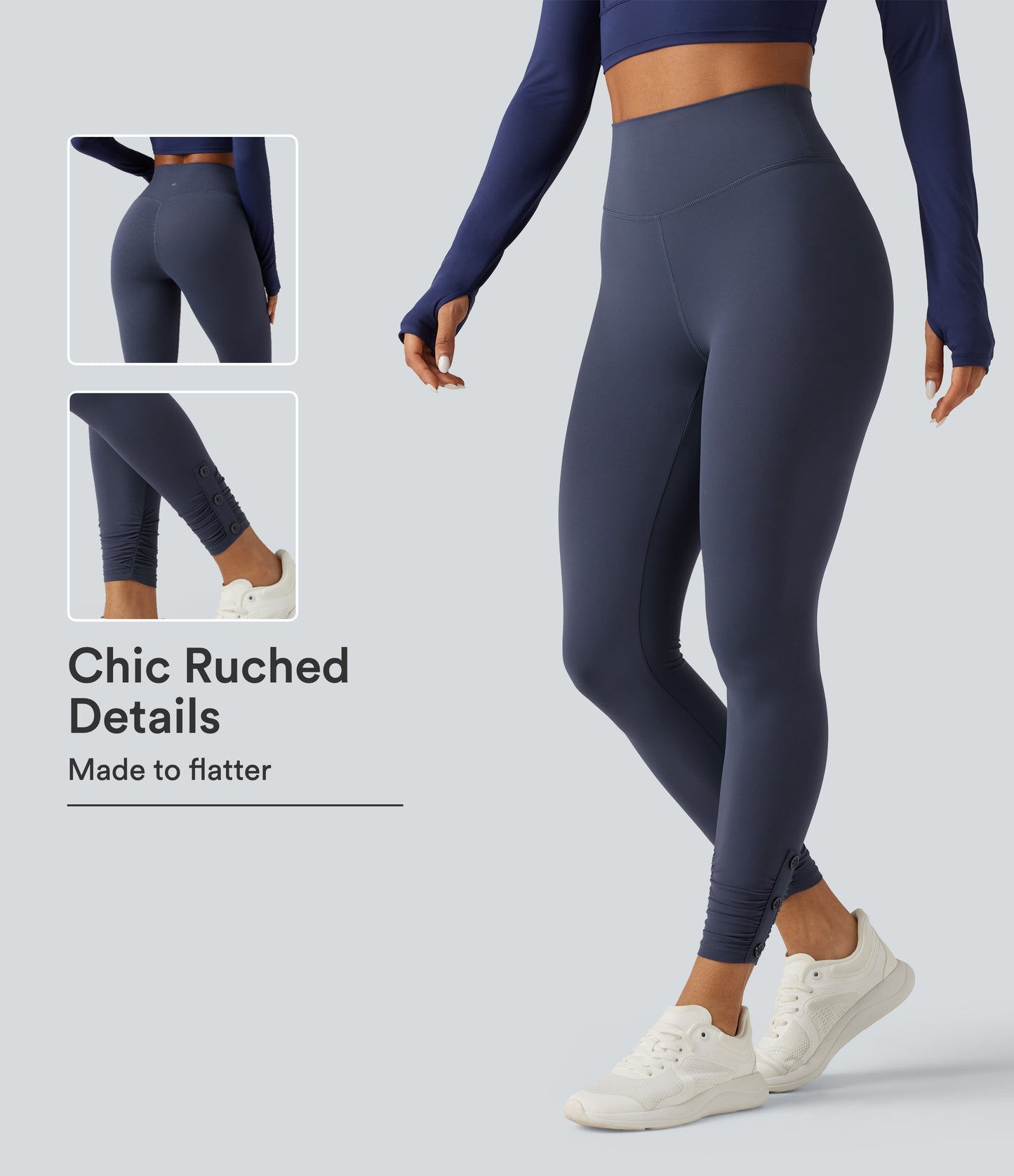 UltraSculpt™ High Waisted Ruched Yoga Leggings