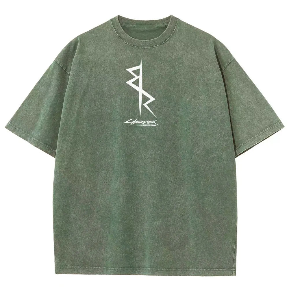 Cyberpunk Edgerunners Unisex Fit Washed T-Shirt 25 9 12 86