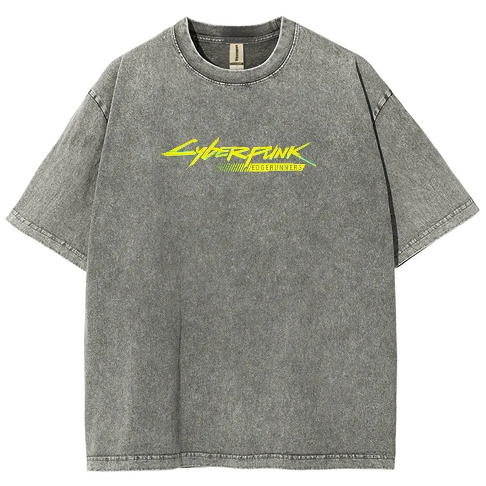 Cyberpunk Unisex Fit Washed T-Shirt 25 7 38371