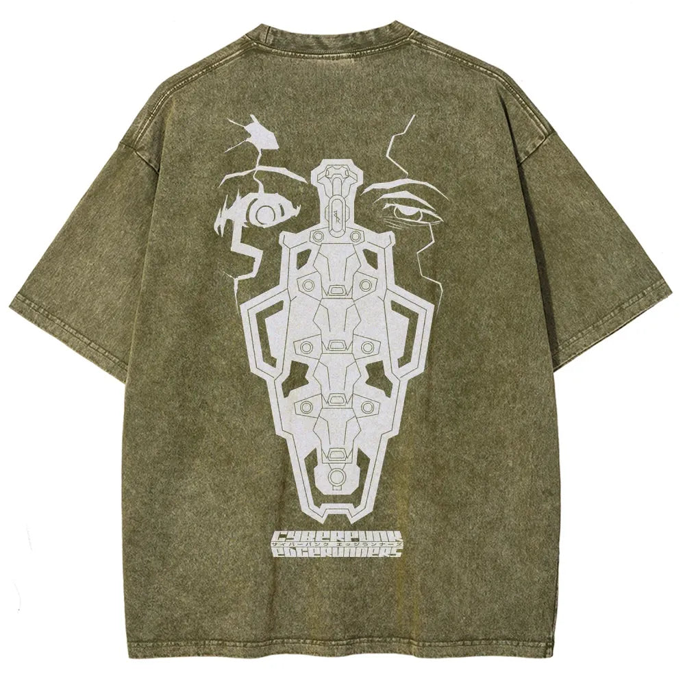 Cyberpunk Edgerunners Unisex Fit Washed T-Shirt 25 9 12 86