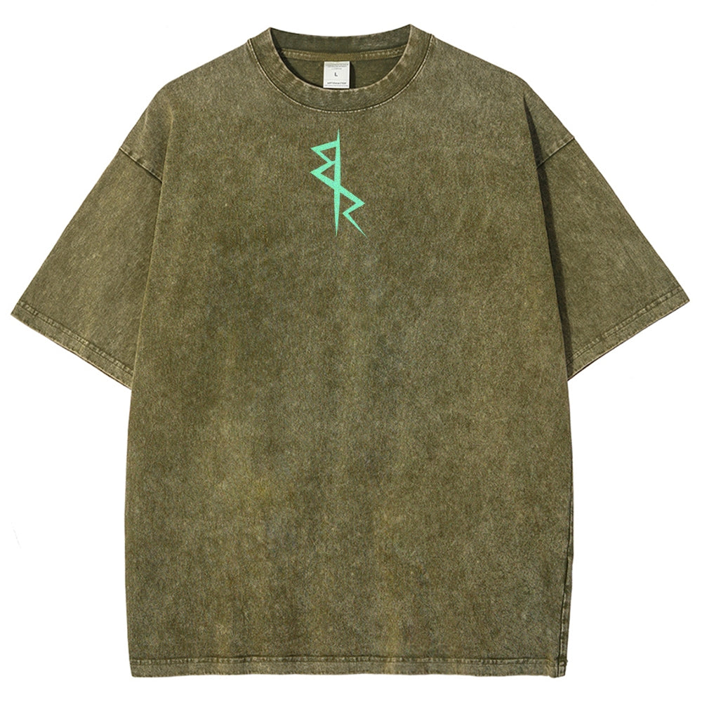 Cyberpunk Unisex Fit Washed T-Shirt 25 7  8558