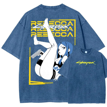 Cyberpunk Unisex Fit Washed T-Shirt 25 8 15999