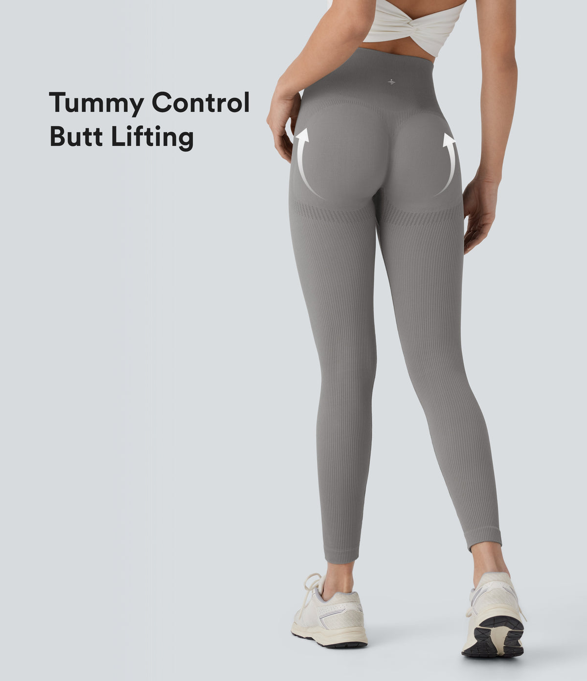 Seamless Flow High Waisted Tummy Control Butt Lifting 7/8 Yoga Leggings