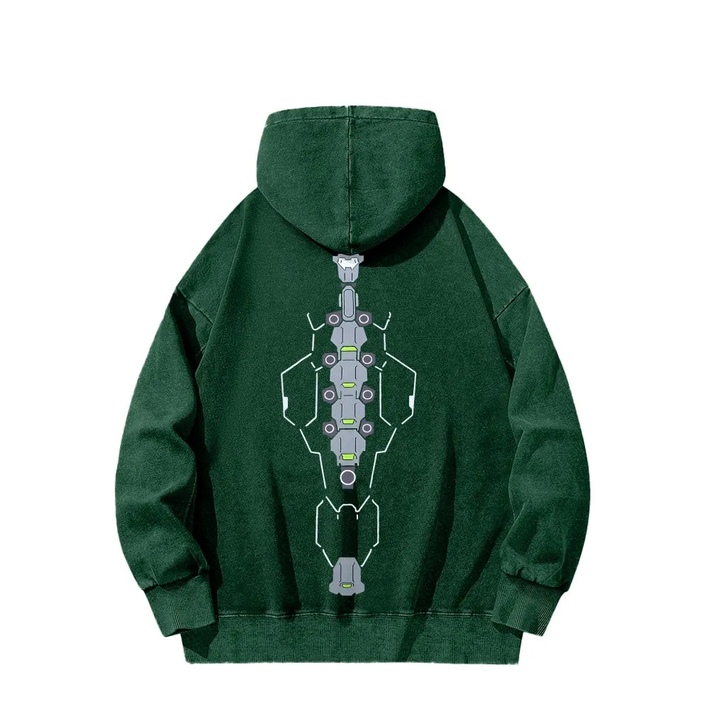 Cyberpunk Unisex washed sweatshirts 2511  4559