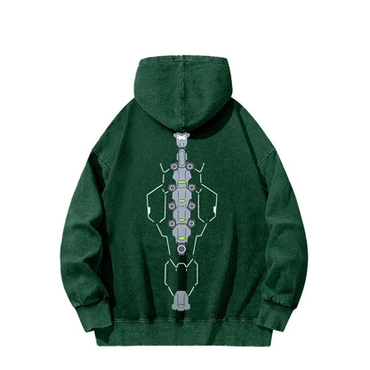 Cyberpunk Unisex washed sweatshirts 2511  4559