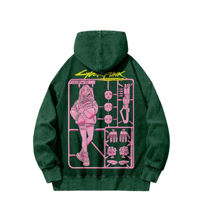 Cyberpunk Casual Washed Hoodie 25 8 1 866
