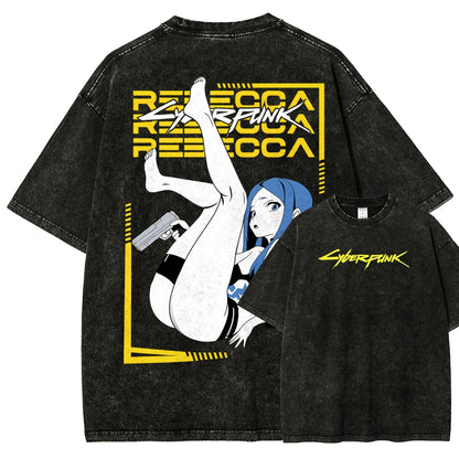 Cyberpunk Unisex Fit Washed T-Shirt 25 8 15999