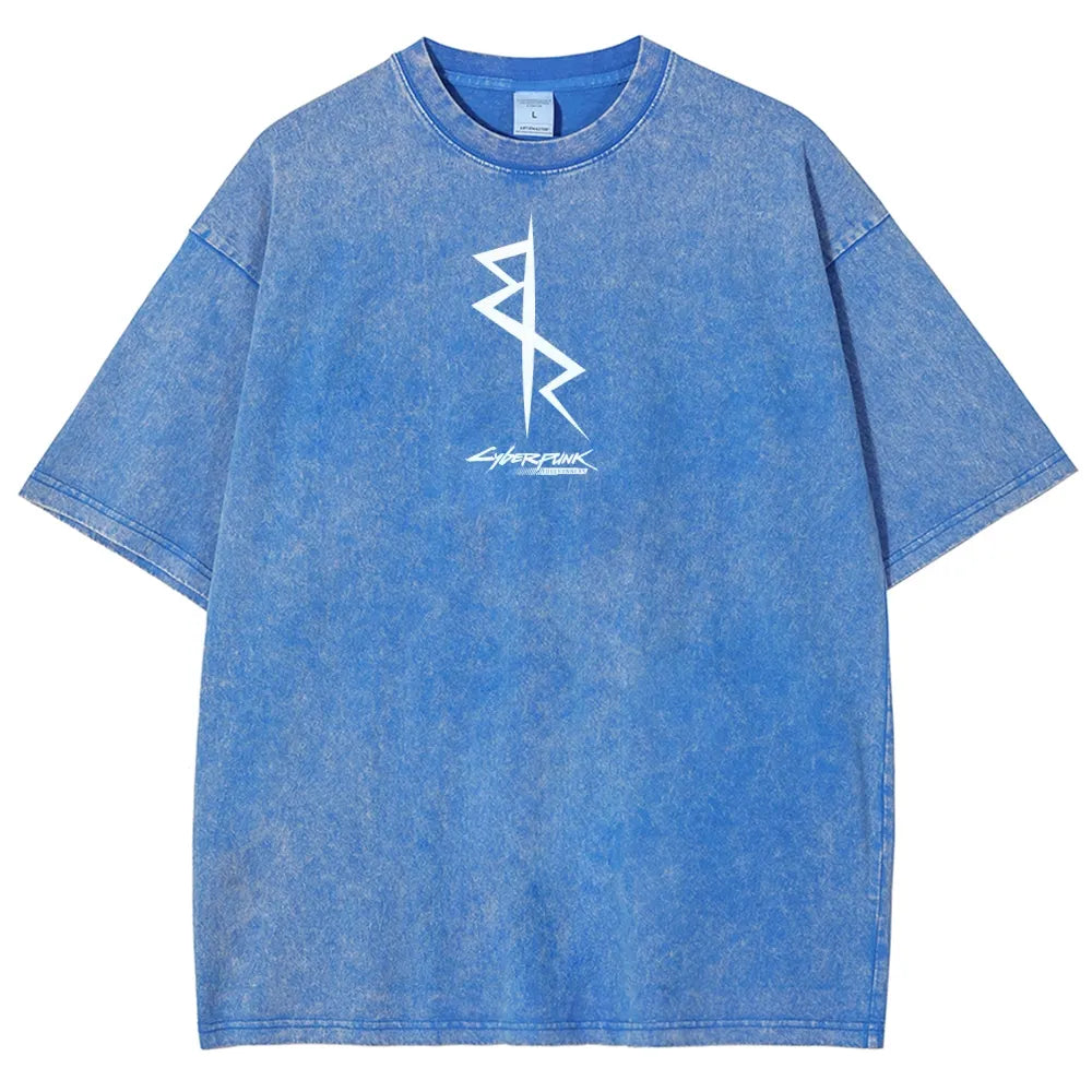 Cyberpunk Edgerunners Unisex Fit Washed T-Shirt 25 9 12 86