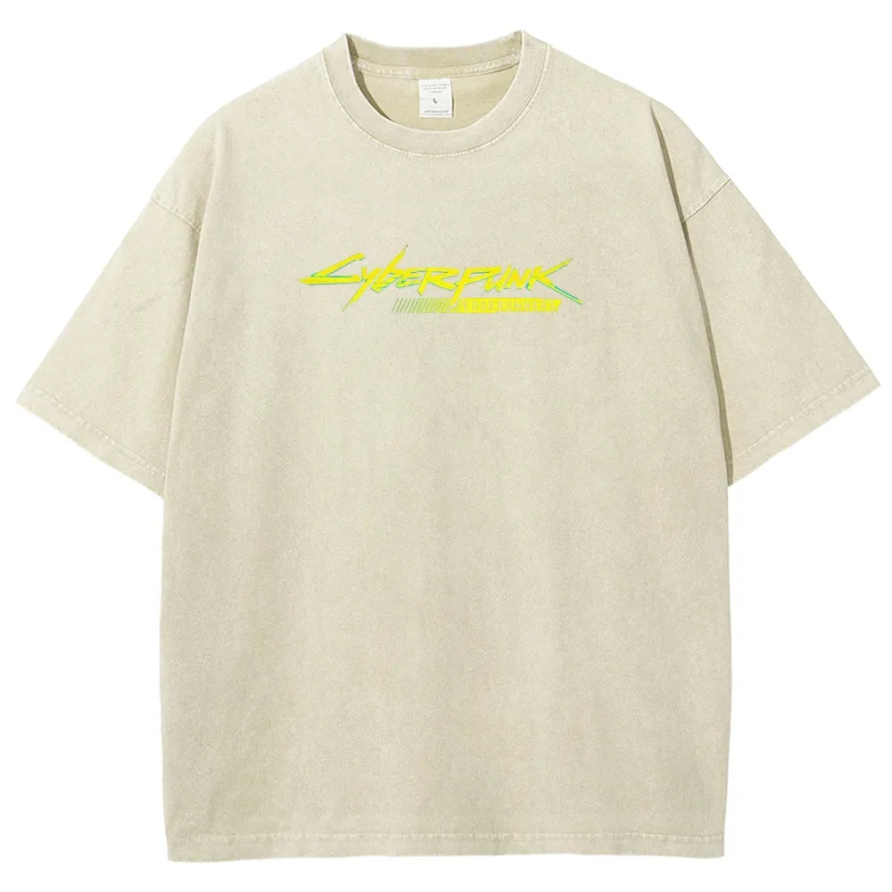 Cyberpunk Unisex Fit Washed T-Shirt 25 7 38371