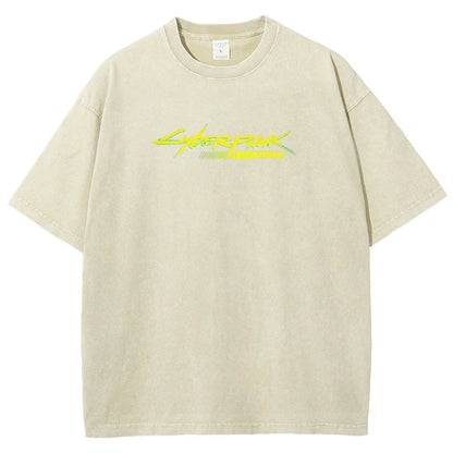 Cyberpunk Unisex Fit Washed T-Shirt 25 7 38371