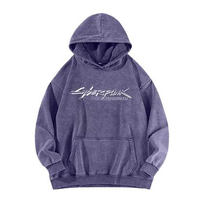Cyberpunk Edgerunners Unisex Washed Hoodie 26 1  1341