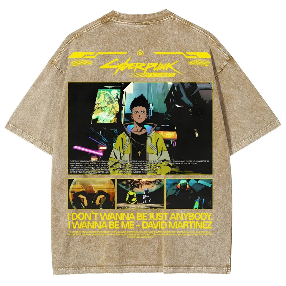 Cyberpunk Unisex Fit Washed T-Shirt 25 8  1212