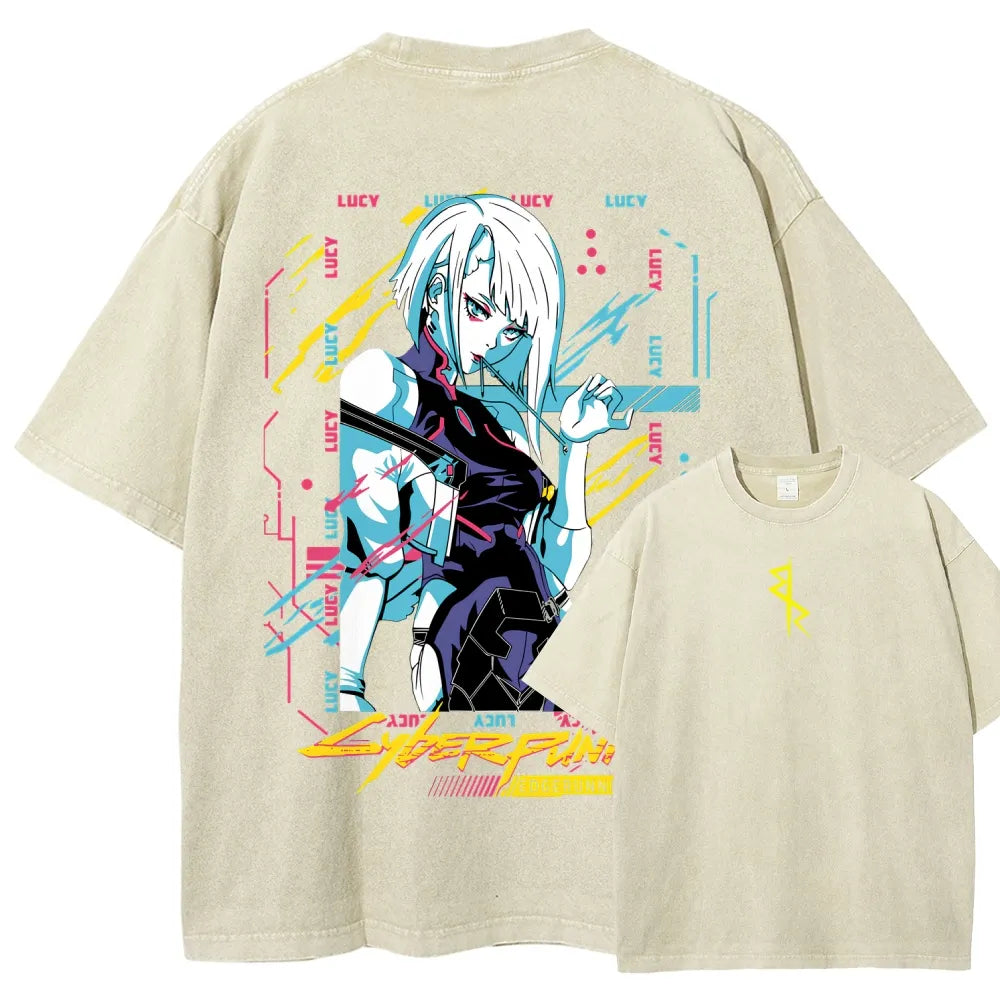 Cyberpunk Unisex Fit Washed T-Shirt 25 8 14576