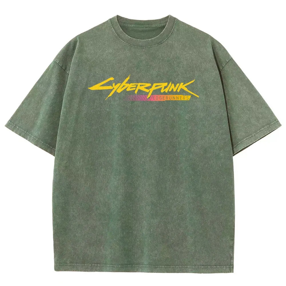 Cyberpunk Unisex Fit Washed T-Shirt 25 8 14777
