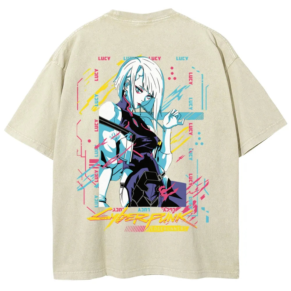Cyberpunk Unisex Fit Washed T-Shirt 25 8 14576