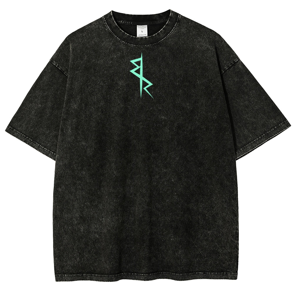 Cyberpunk Unisex Fit Washed T-Shirt 25 7  8558