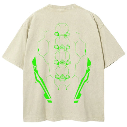Cyberpunk Unisex Fit Washed T-Shirt 25 8 14597