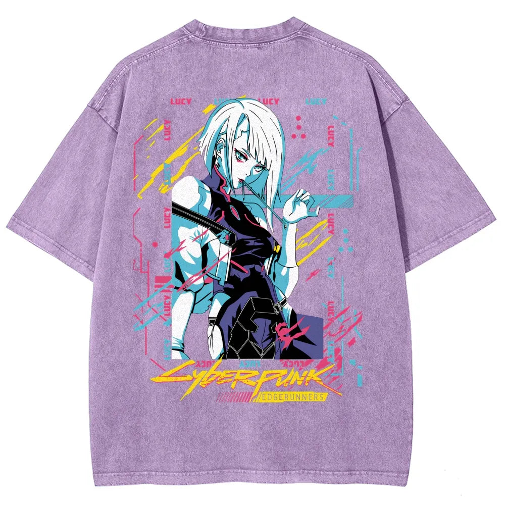 Cyberpunk Unisex Fit Washed T-Shirt 25 8 14576