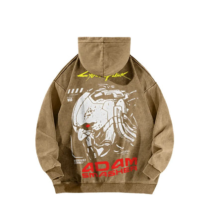 Cyberpunk Casual Washed Hoodie 25 8 1 861