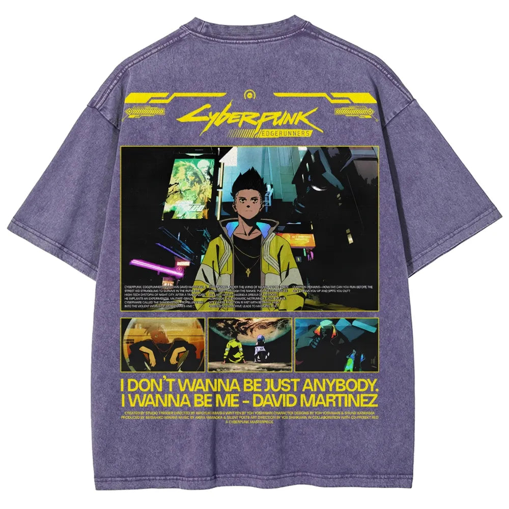 Cyberpunk Unisex Fit Washed T-Shirt 25 8  1212