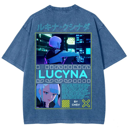 Cyberpunk Unisex Fit Washed T-Shirt 25 8 14781
