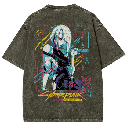 Cyberpunk Unisex Fit Washed T-Shirt 25 8 14576