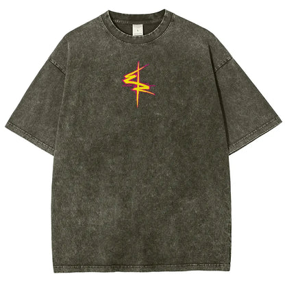 Cyberpunk Edgerunner Unisex Fit Washed T-Shirt 25 9  66 9