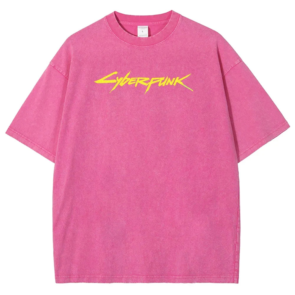 Cyberpunk Unisex Fit Washed T-Shirt 25 8 15999
