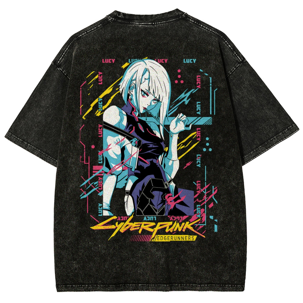 Cyberpunk Unisex Fit Washed T-Shirt 25 8 14576