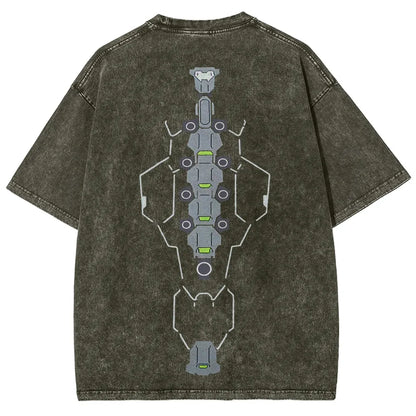Cyberpunk Unisex Fit Washed T-Shirt 2511  4565